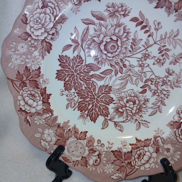 The Spode Archive Collection Jasmine Buffet Dessert Plate 9.5" Ironstone England - Picture 12 of 16